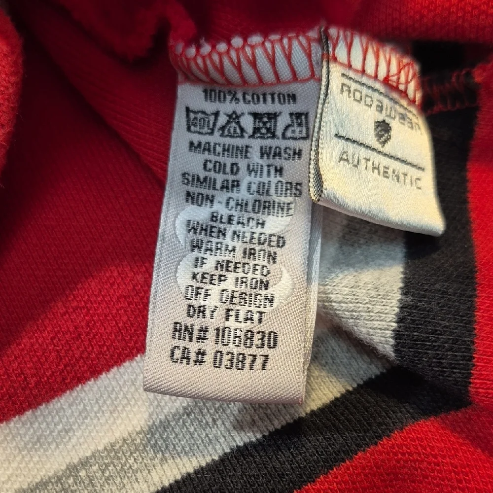 Rocawear 3XL Polo Red and Black Mens Shirt Classic Design - Picture 5 of 10
